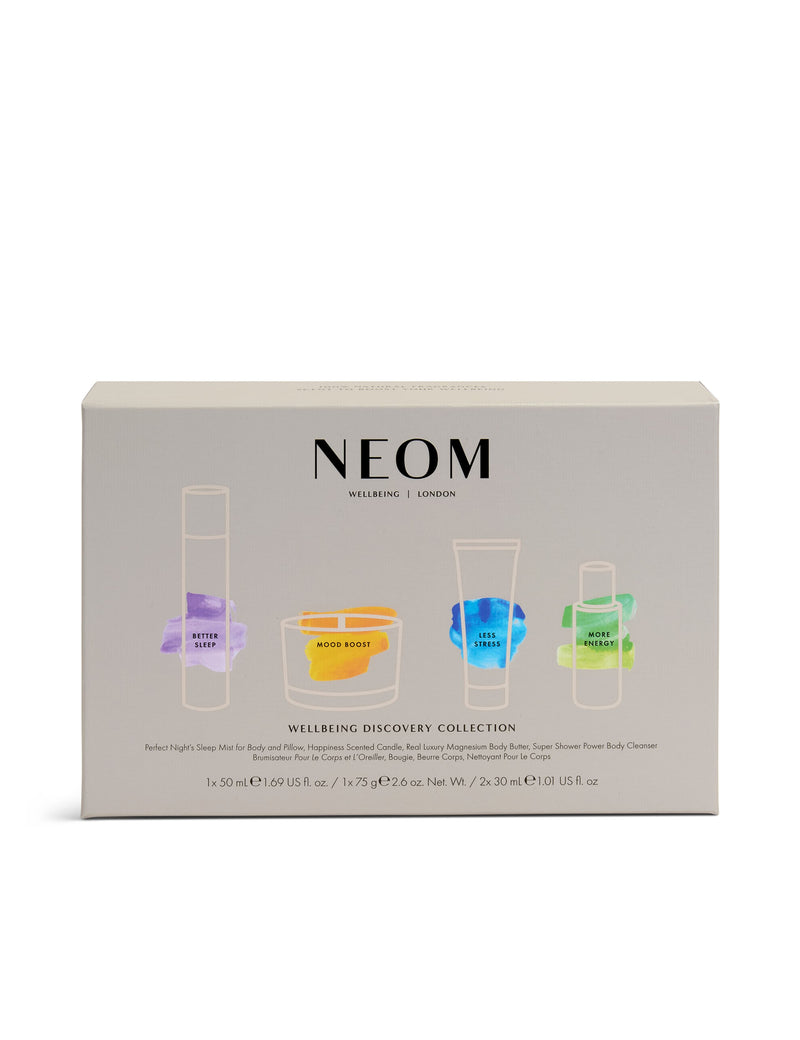 NEOM Wellbeing Discovery Collection gift set - British product