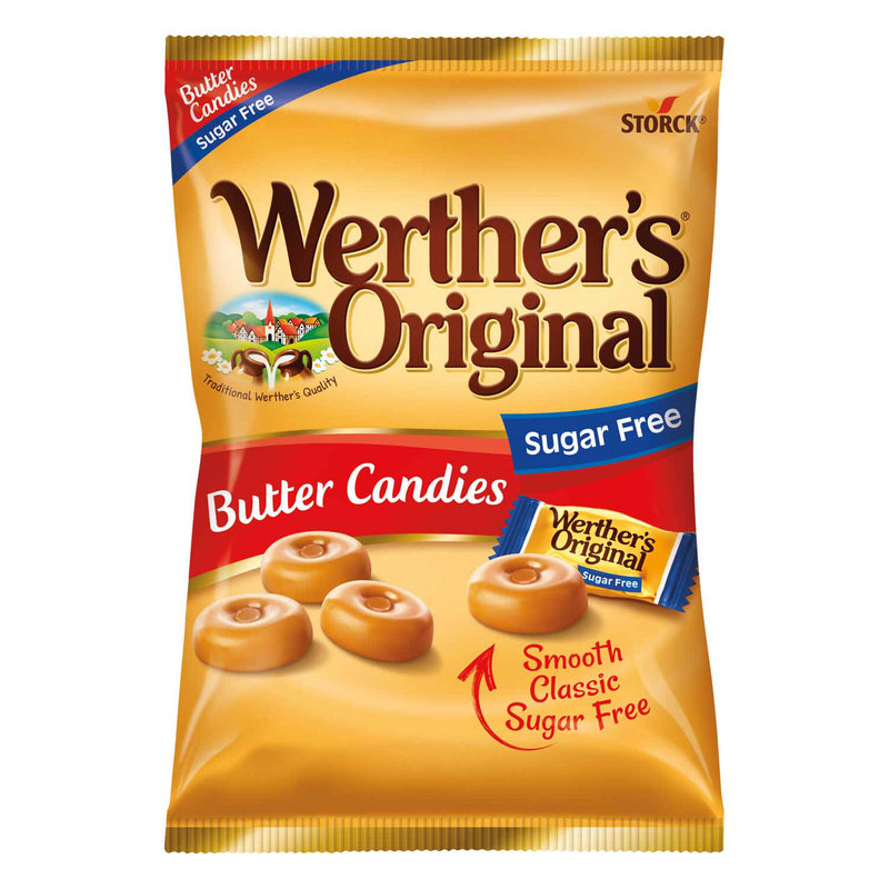 Werther's Original sugar free butter candies, UK version