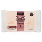 Mature cheddar cheese from the West Country, imported from the UK