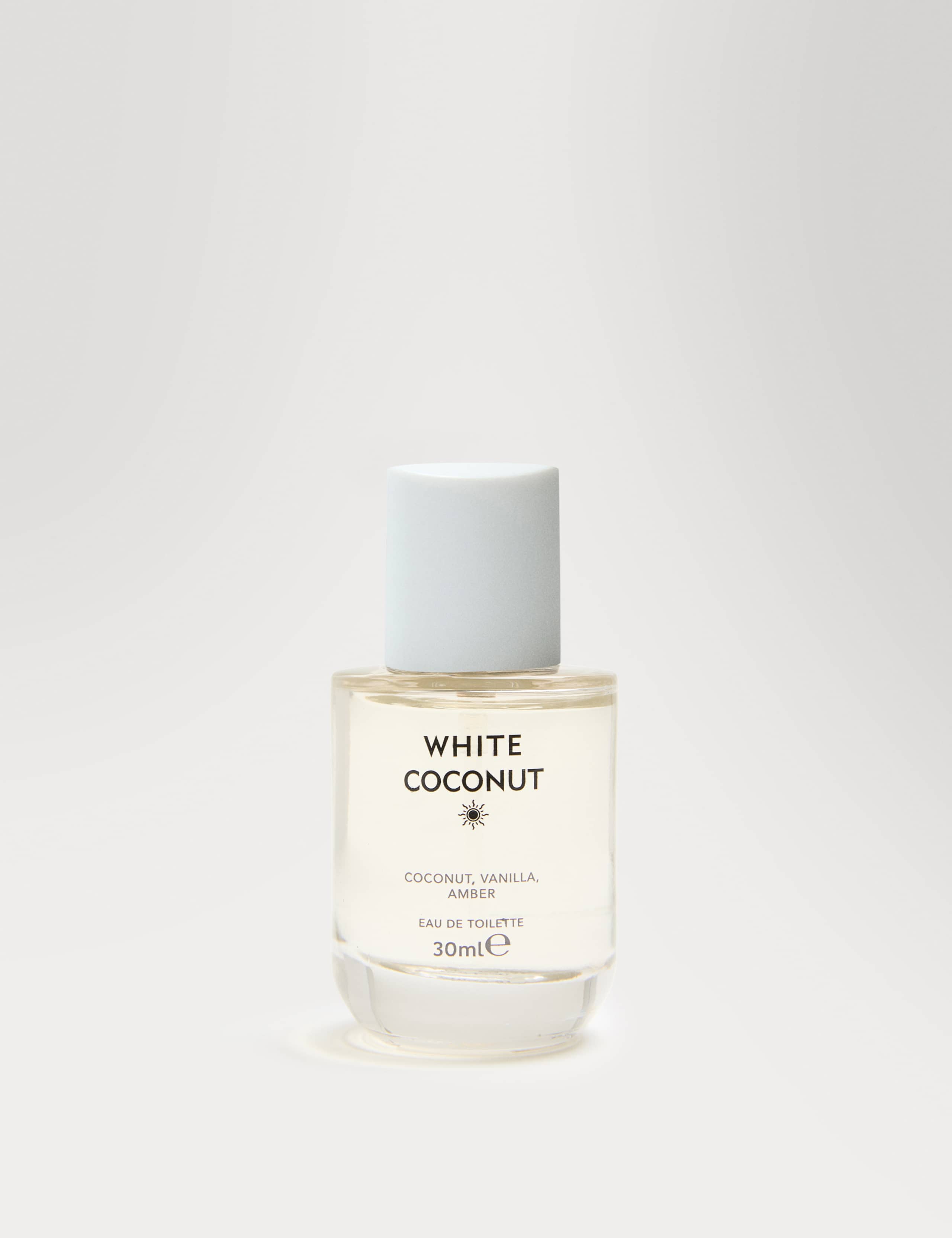 White Coconut eau de toilette 30ml, imported from the UK