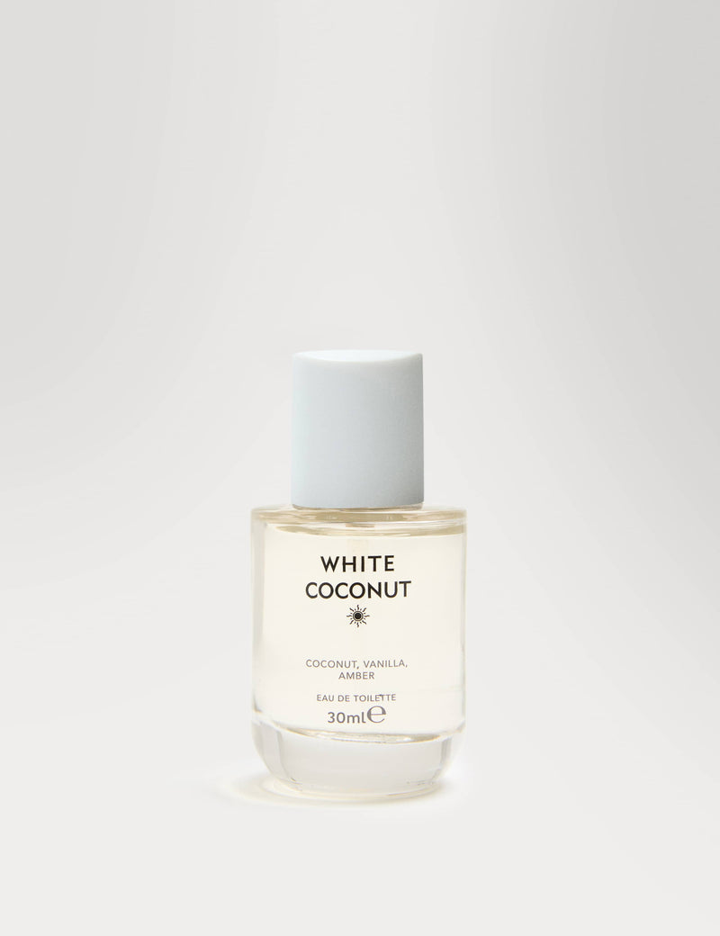 White Coconut eau de toilette 30ml, imported from the UK
