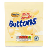 White Chocolate Buttons, imported from the UK
