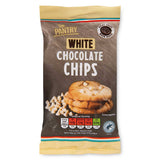 White chocolate chips for baking - British product