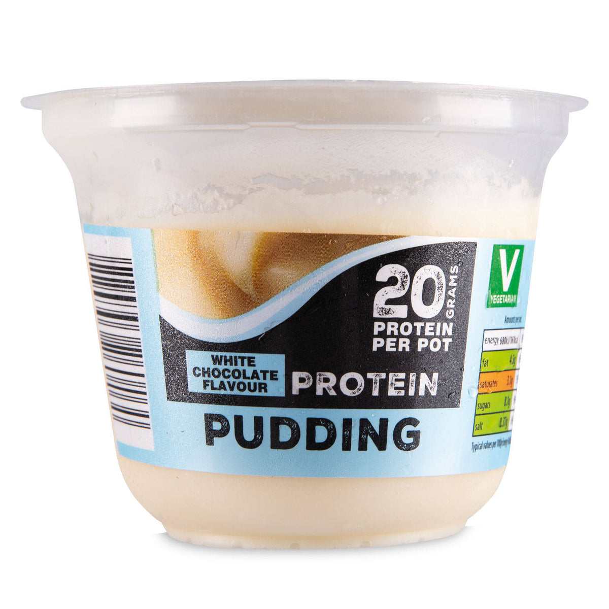 Protein pudding white chocolate flavour, UK version