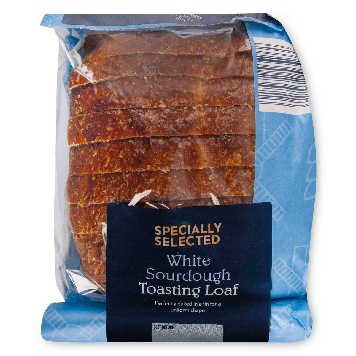 White sourdough loaf, classic British bread, imported from the UK