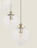 Laura Ashley Whitham multi-light cluster pendant light, imported from the UK