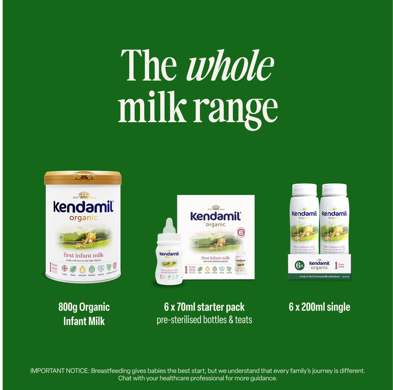Organic infant formula ready to feed 6x200ml (British brand)