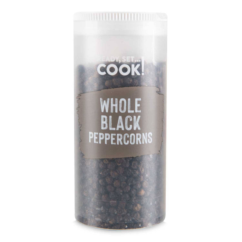 Whole black peppercorns spice for grinding, UK version