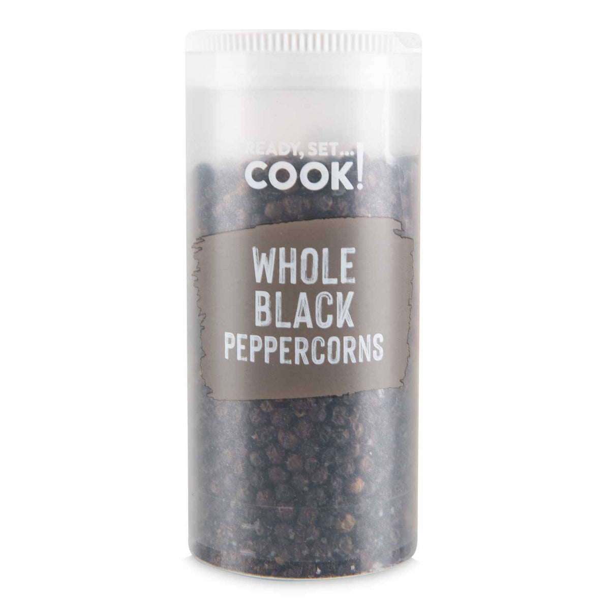 Whole black peppercorns spice for grinding, UK version