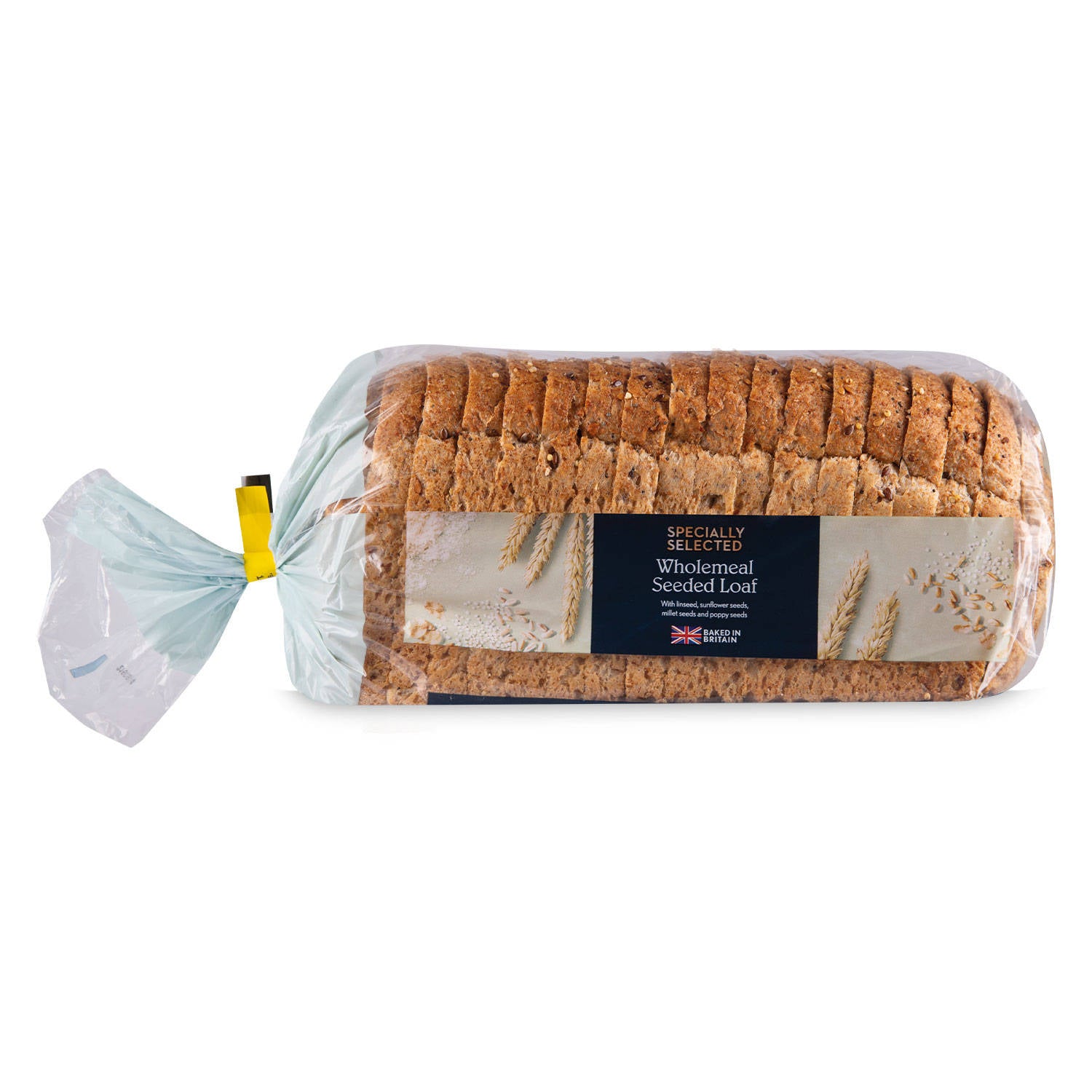 Wholemeal seeded loaf with a hearty texture - British product