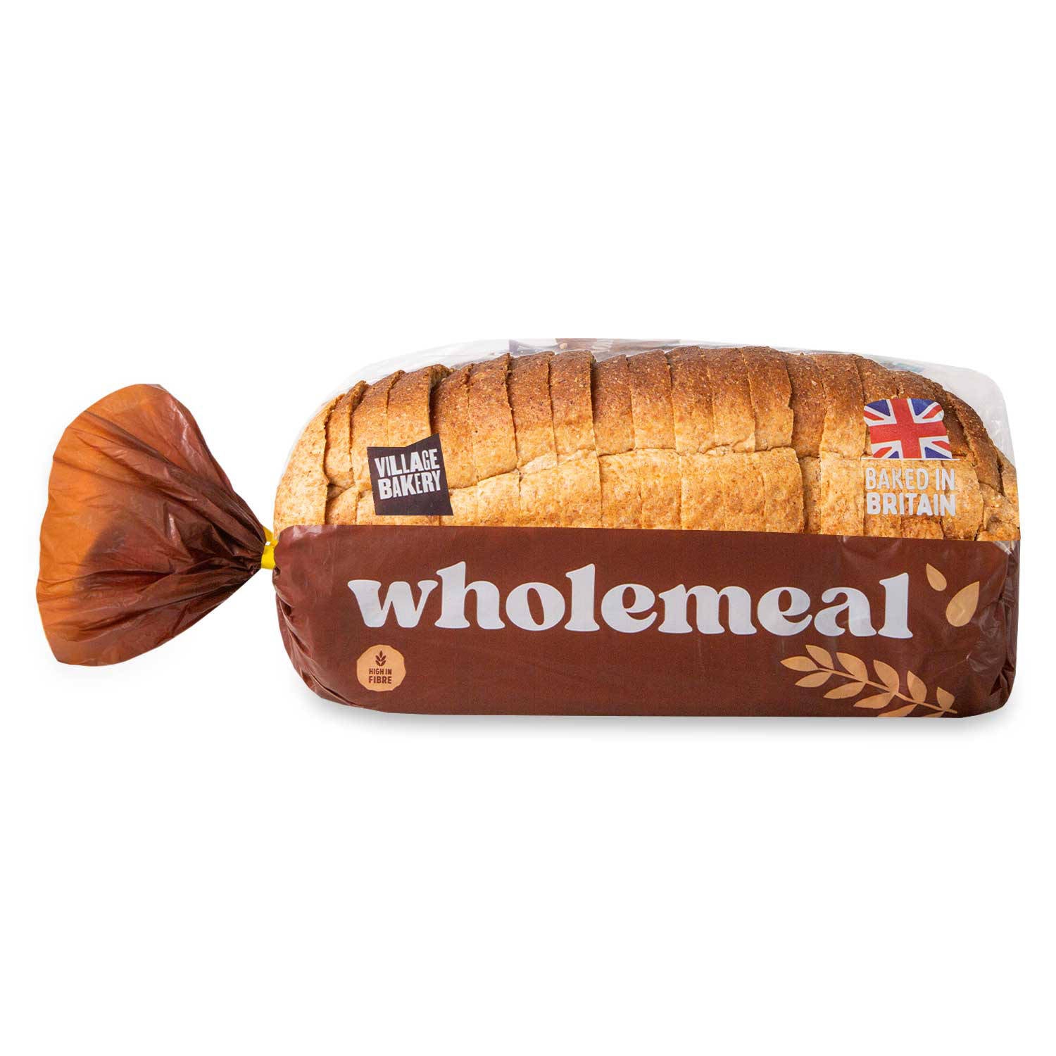 Wholemeal sliced loaf 800g - British product