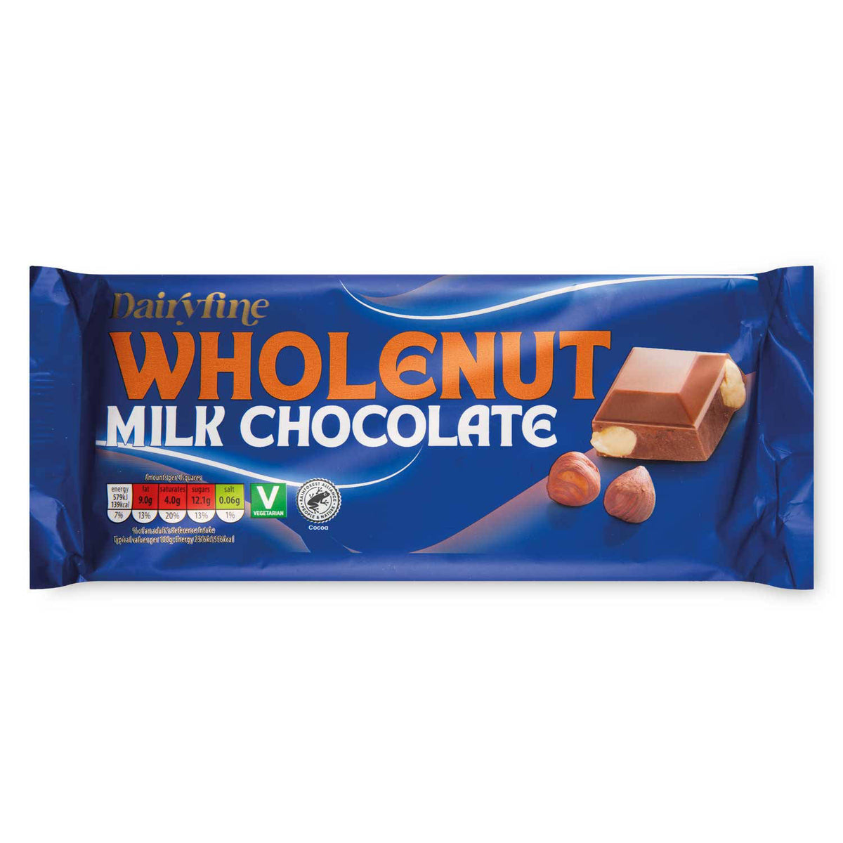 Wholenut chocolate with roasted whole nuts, UK version