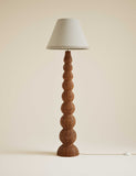 Wicker floor lamp graduated base, 140cm height - British product