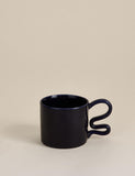 Wiggle handle stoneware mug (British brand)