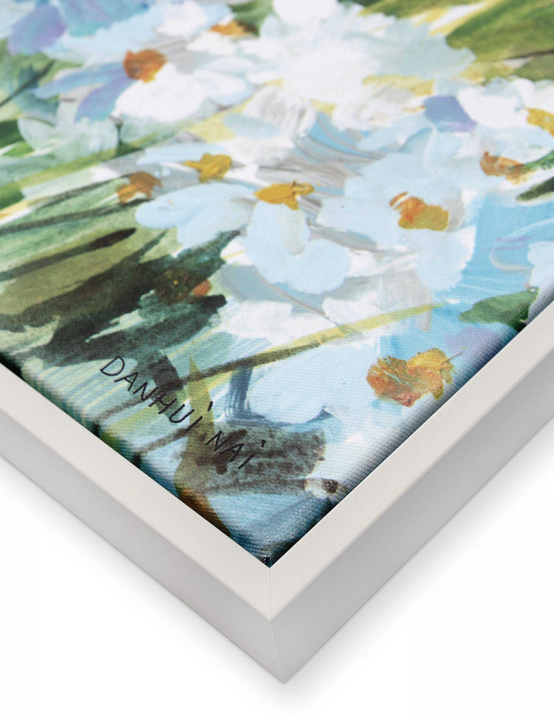 Gallery Direct Wild Daisy Bay framed canvas, imported from the UK