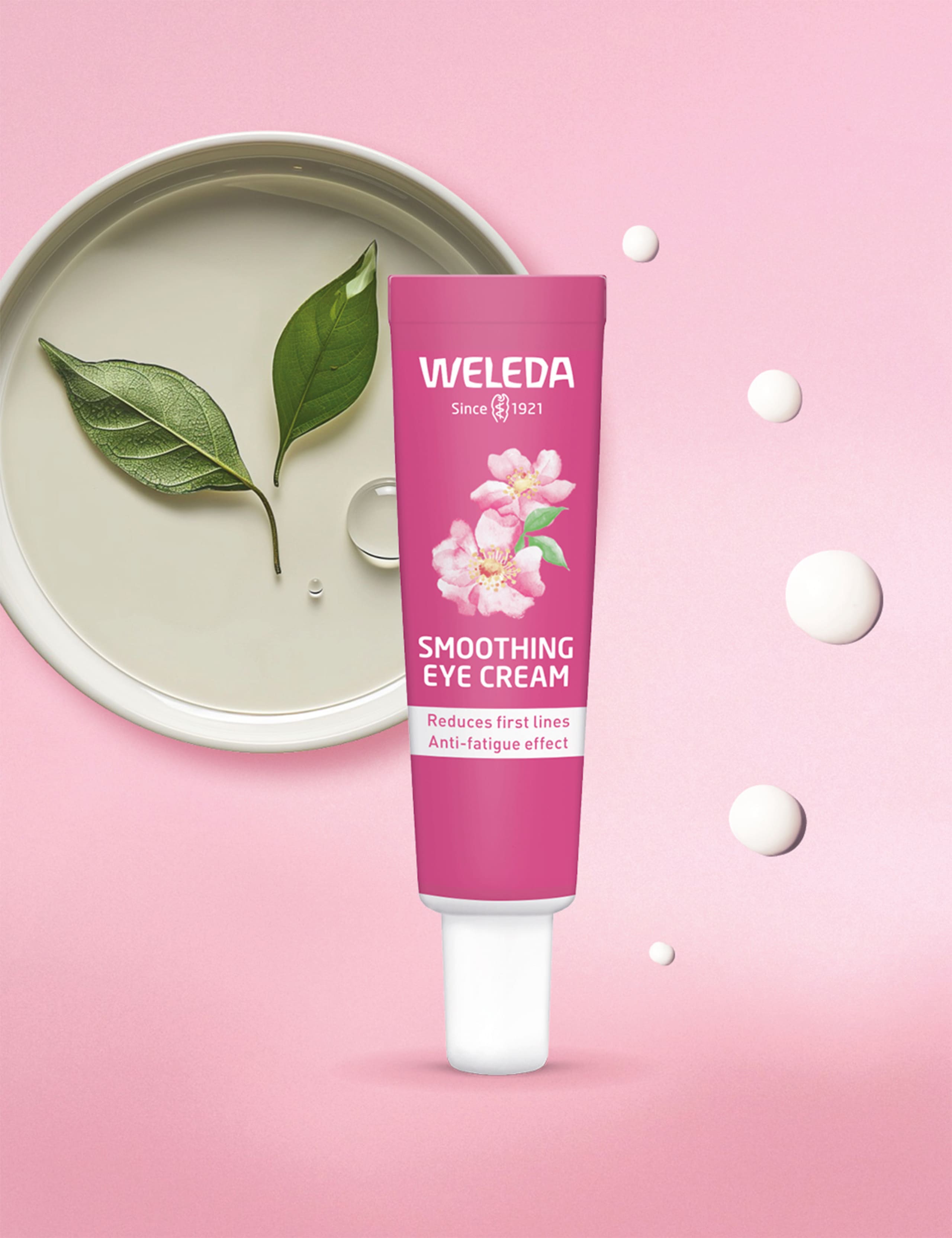 Weleda wild rose and white tea smoothing eye cream 12ml (British brand)