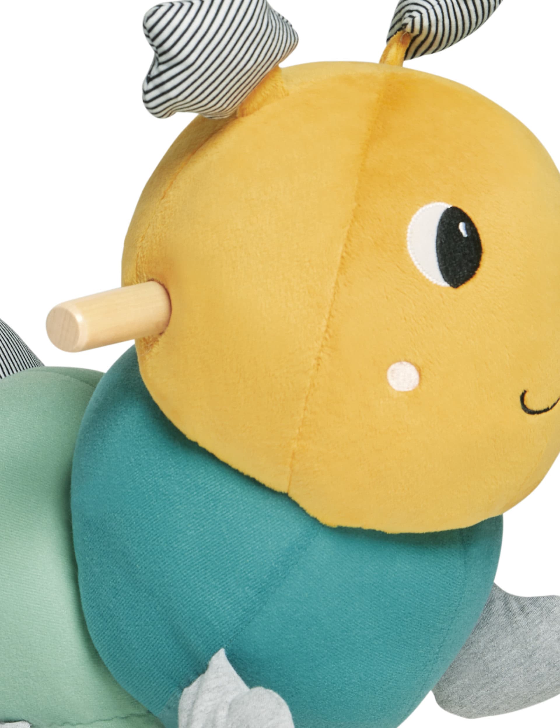 Mamas & Papas rocking caterpillar toy for 12 months, imported from the UK