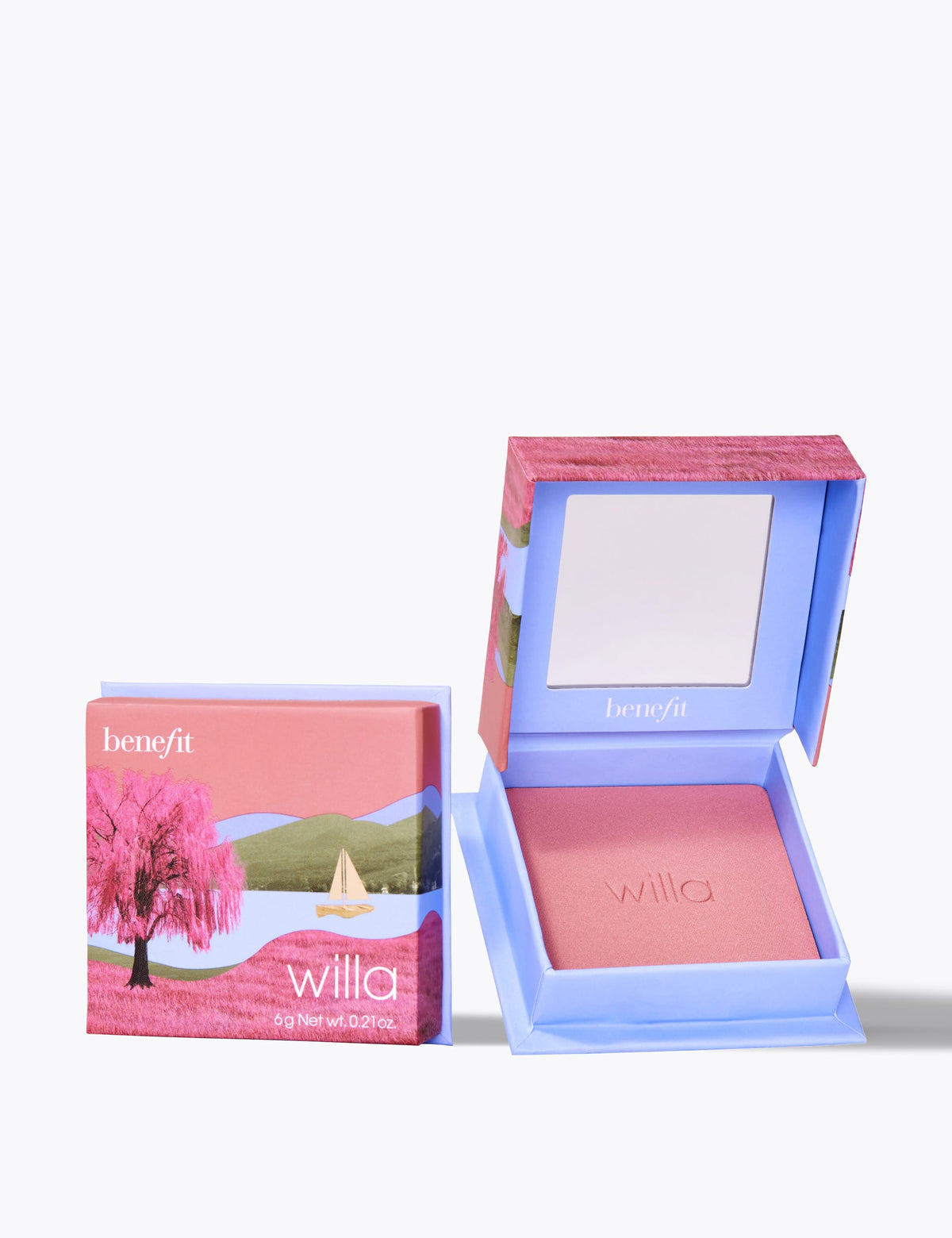 Benefit Willa soft neutral-rose powder blush 6g (British brand)