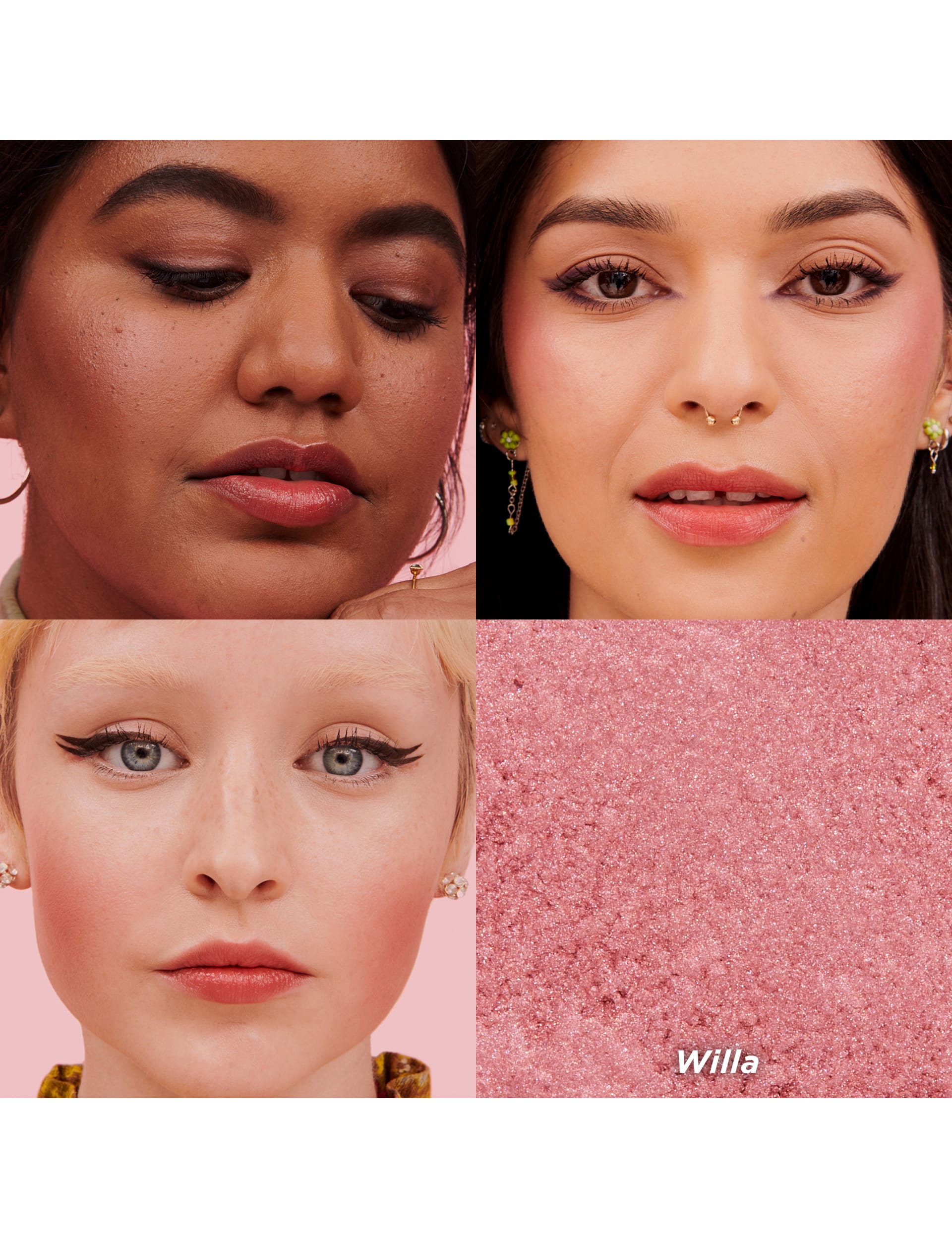 Benefit Willa soft neutral-rose powder blush 6g (British brand)