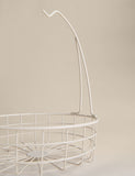 Wire fruit basket with banana hanger (British brand)