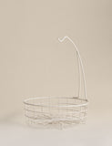 Wire fruit basket with banana hanger (British brand)
