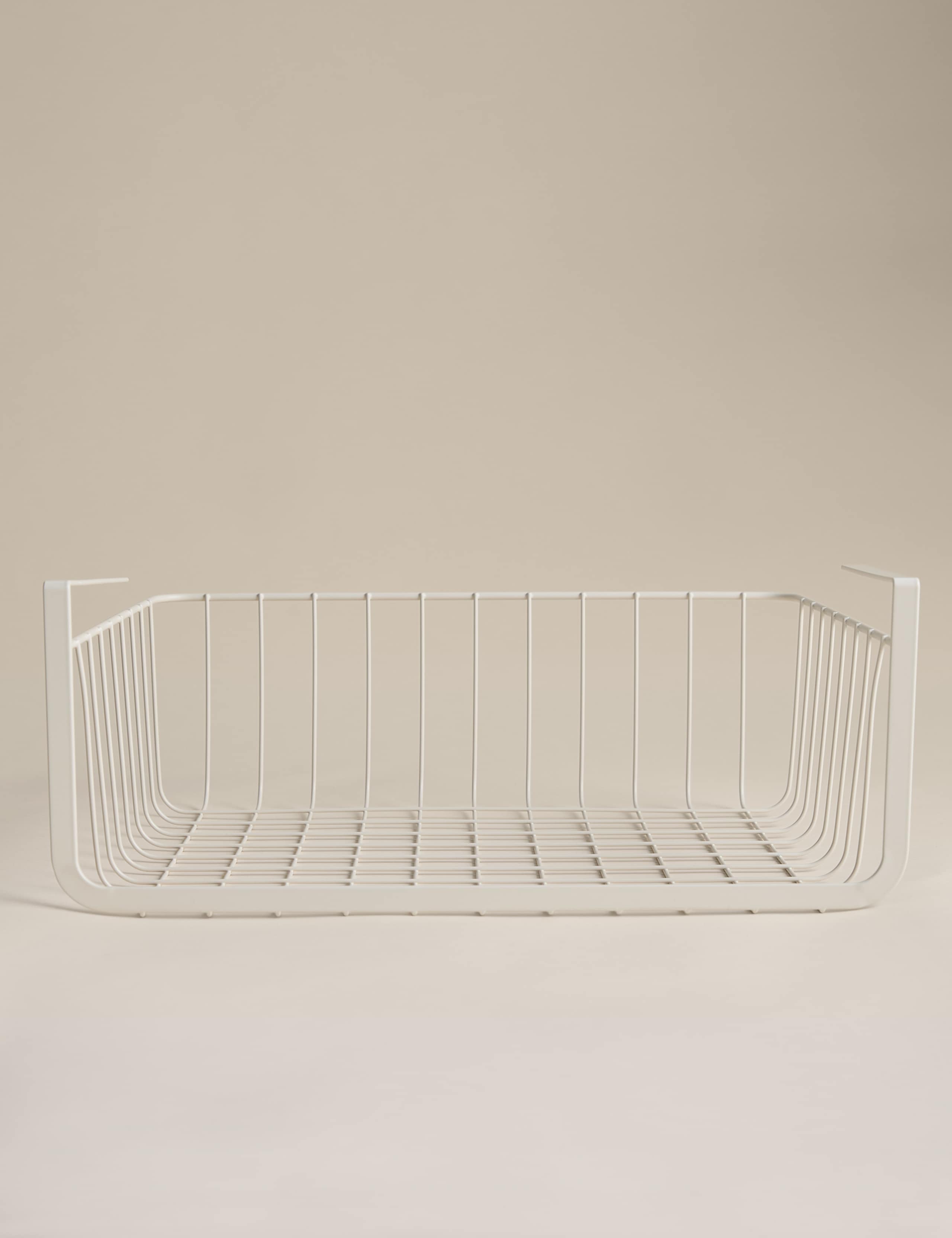 Wire under shelf storage tray, 39 cm length, imported from the UK