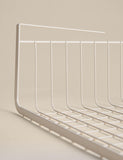 Wire under shelf storage tray, 39 cm length, imported from the UK