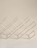 Wire wine rack for six bottles, UK version