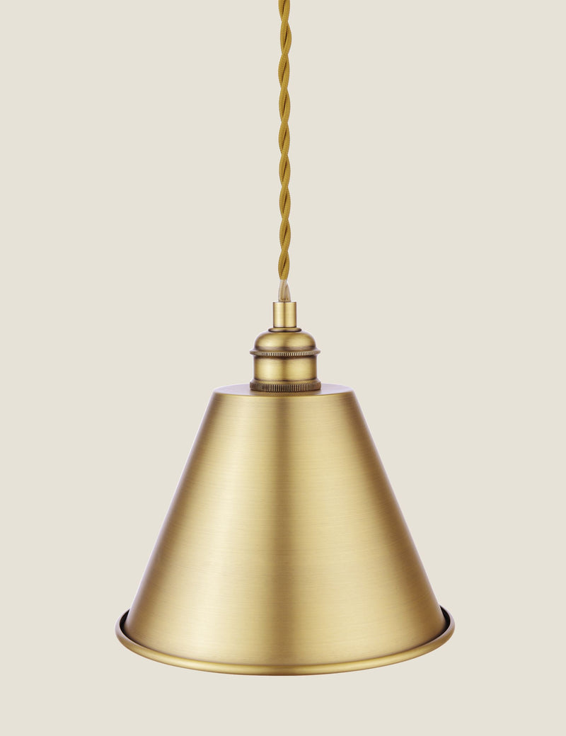 Joules pendant light Wollaton metal antique brass, imported from the UK