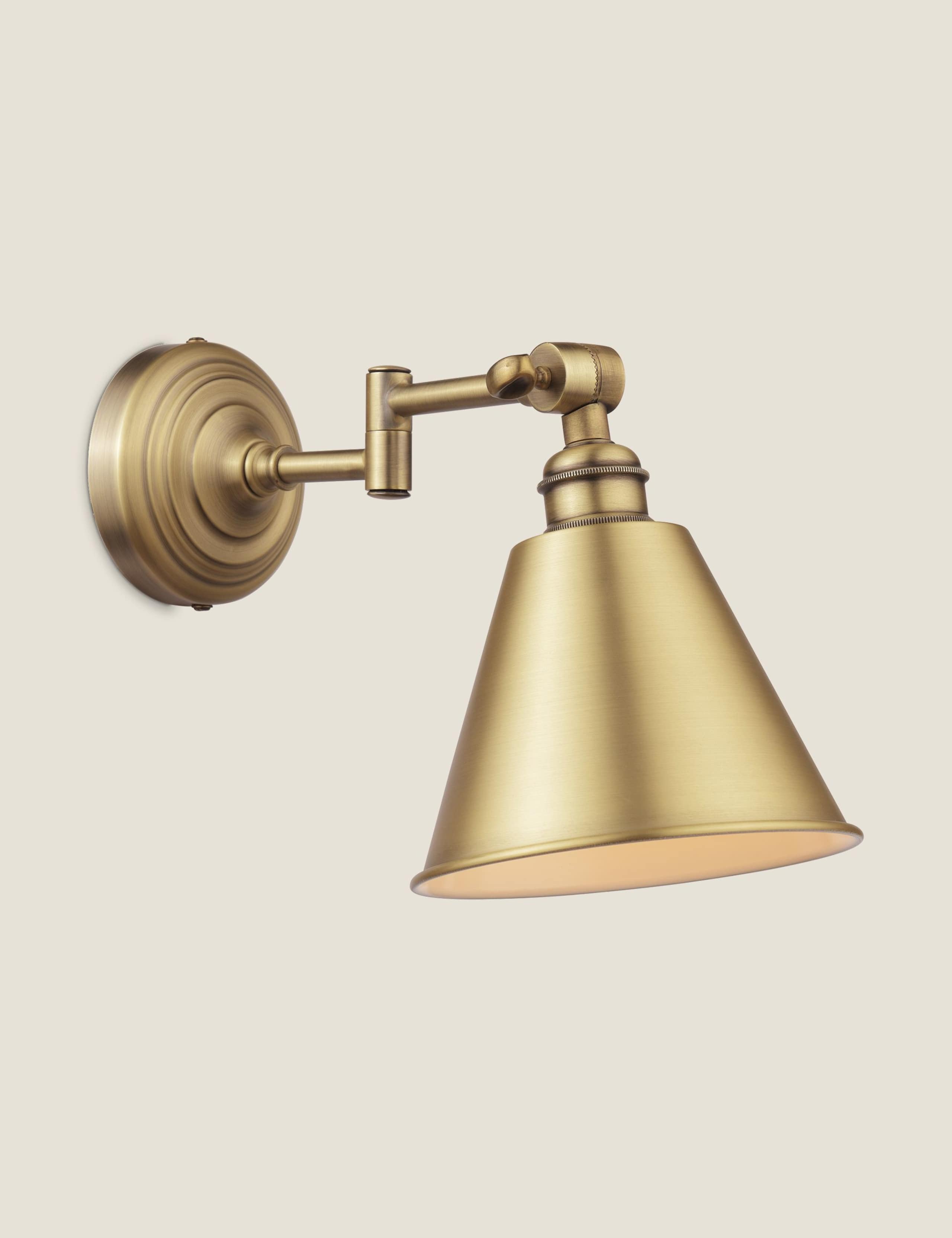 Joules Wollaton metal wall light, UK version
