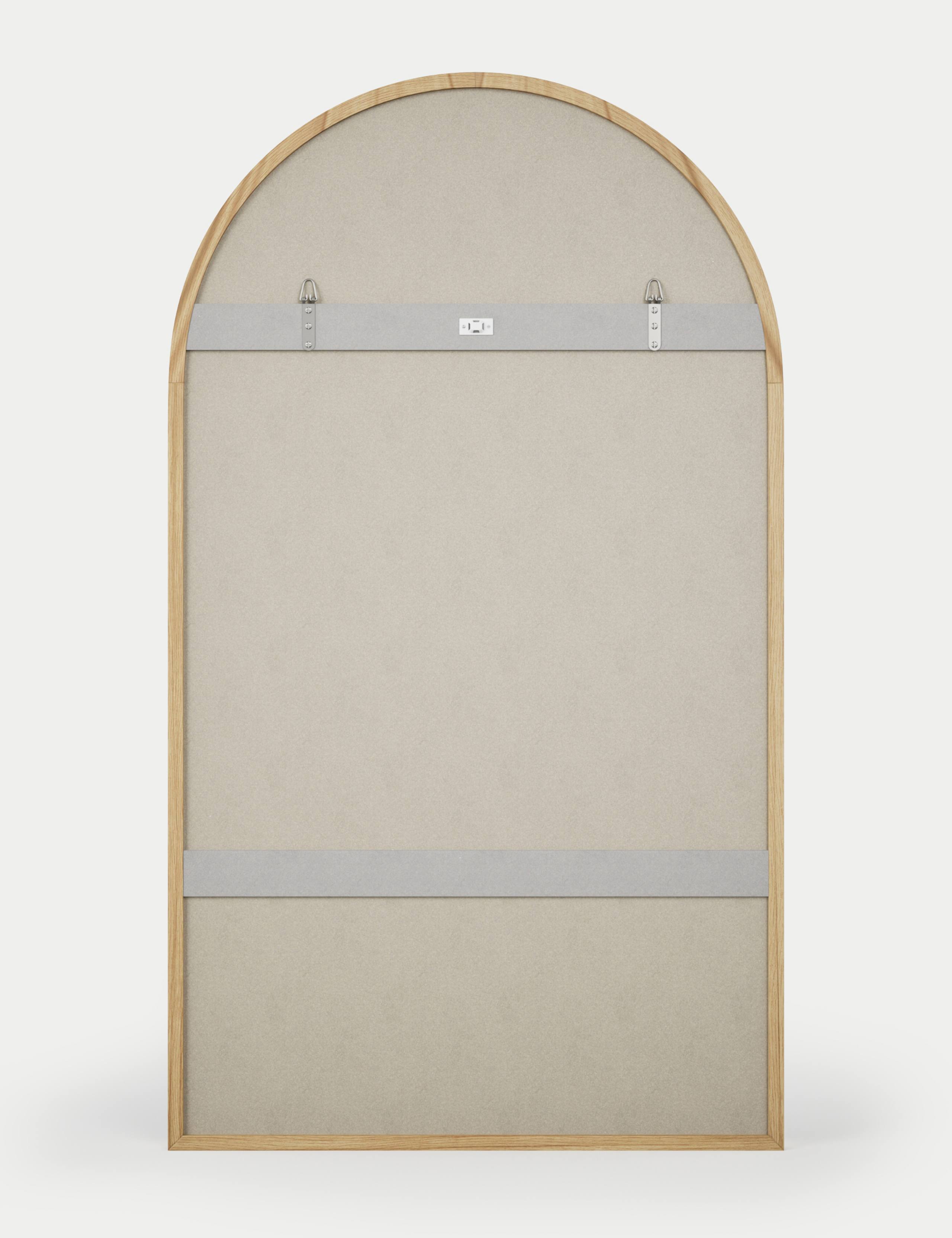 Wooden arch freestanding full-length mirror, imported from the UK
