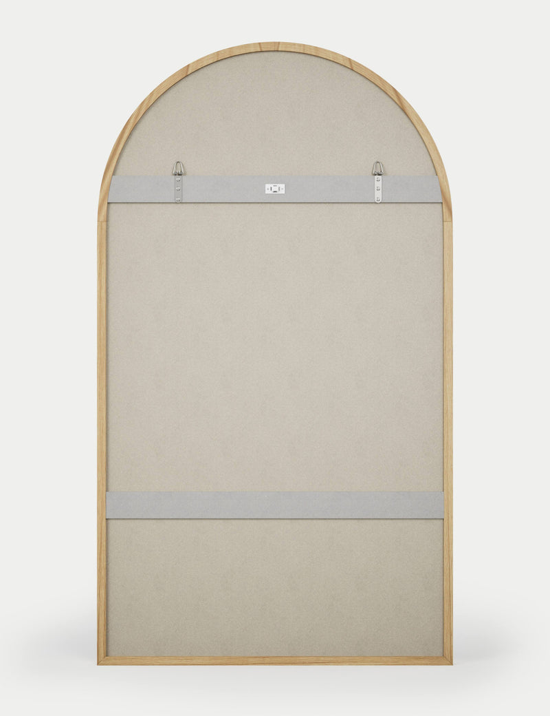 Wooden arch freestanding full-length mirror, imported from the UK
