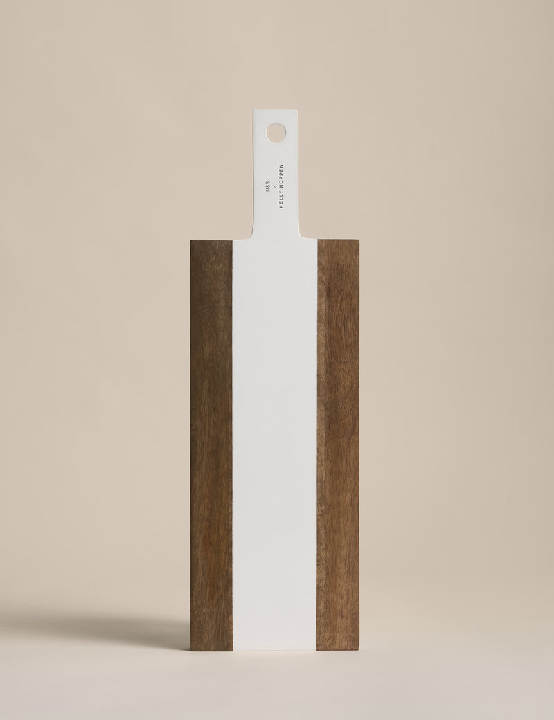 M&S long wooden serving board 50 cm - British product