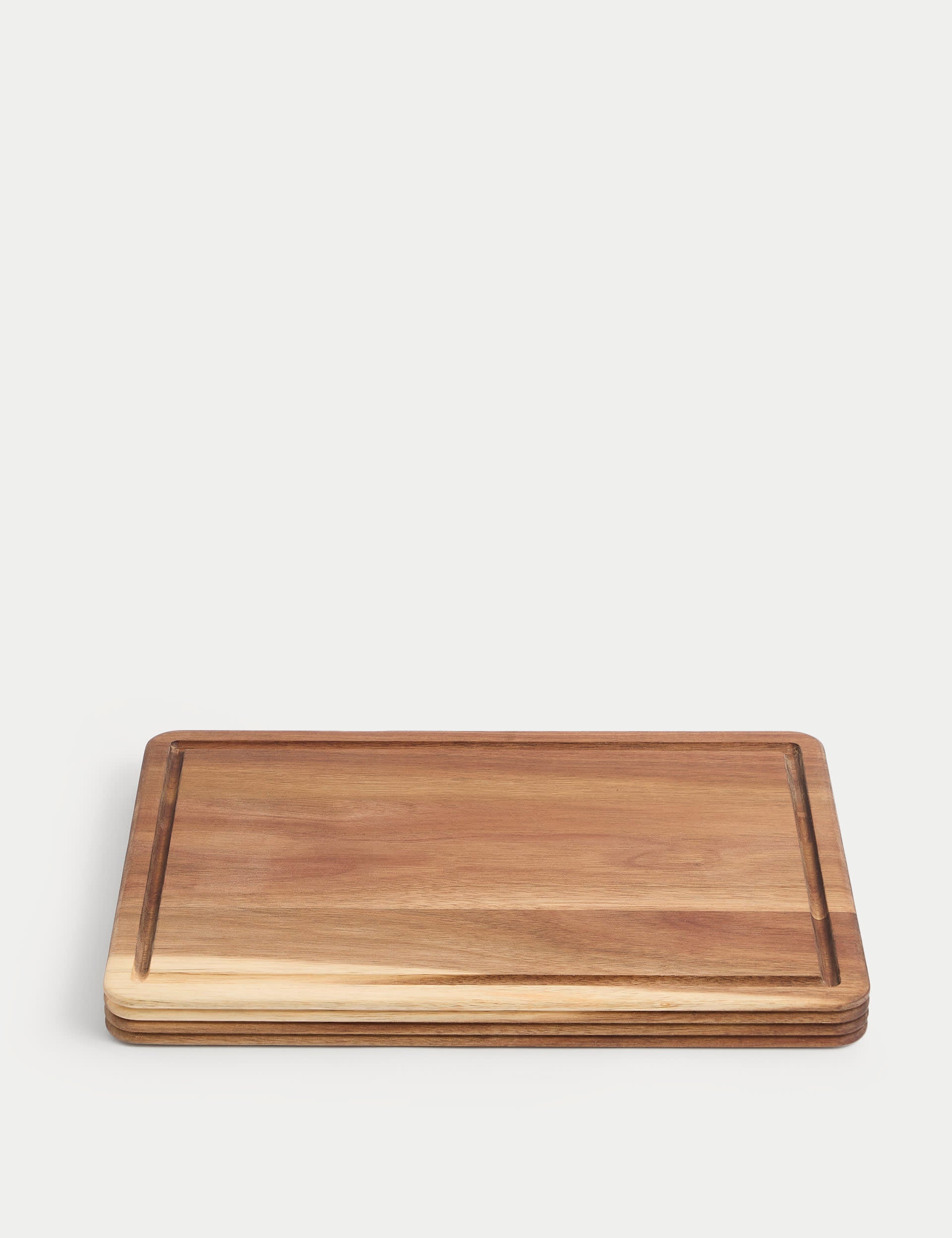 Wooden chopping board with juice groove medium size, imported from the UK