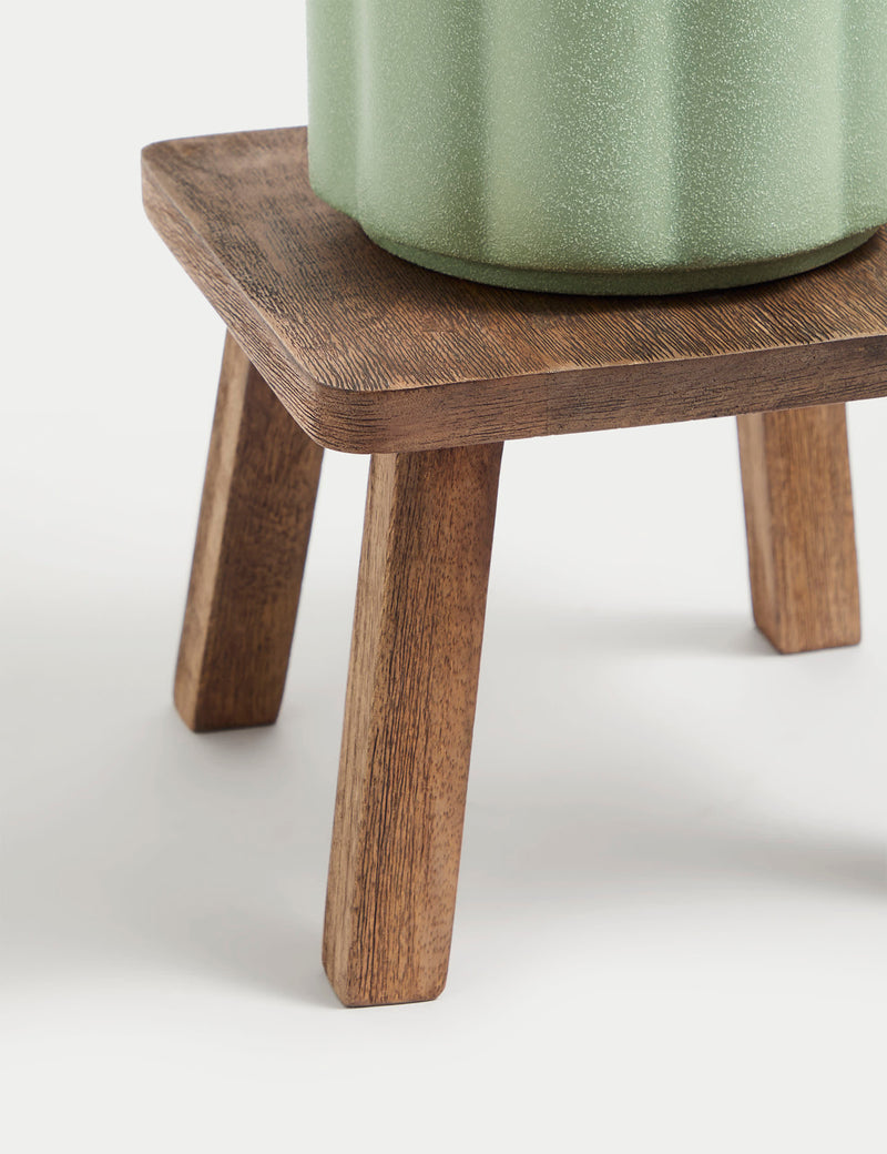 Wooden planter stand for indoor plants (British brand)