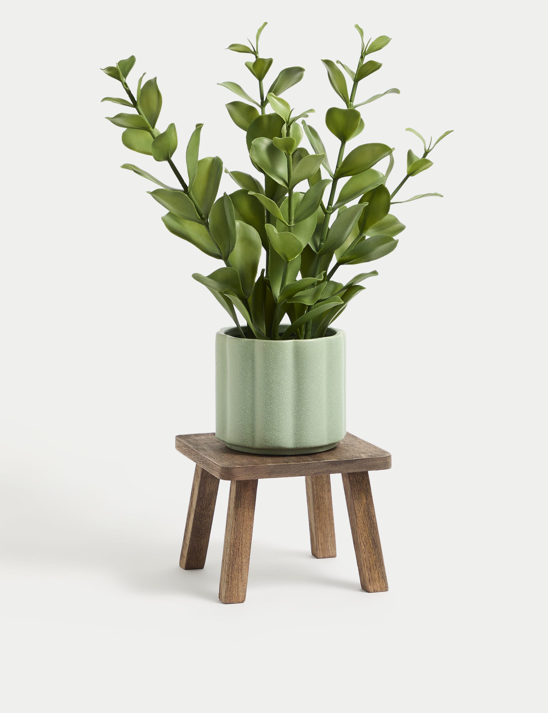 Wooden planter stand for indoor plants (British brand)