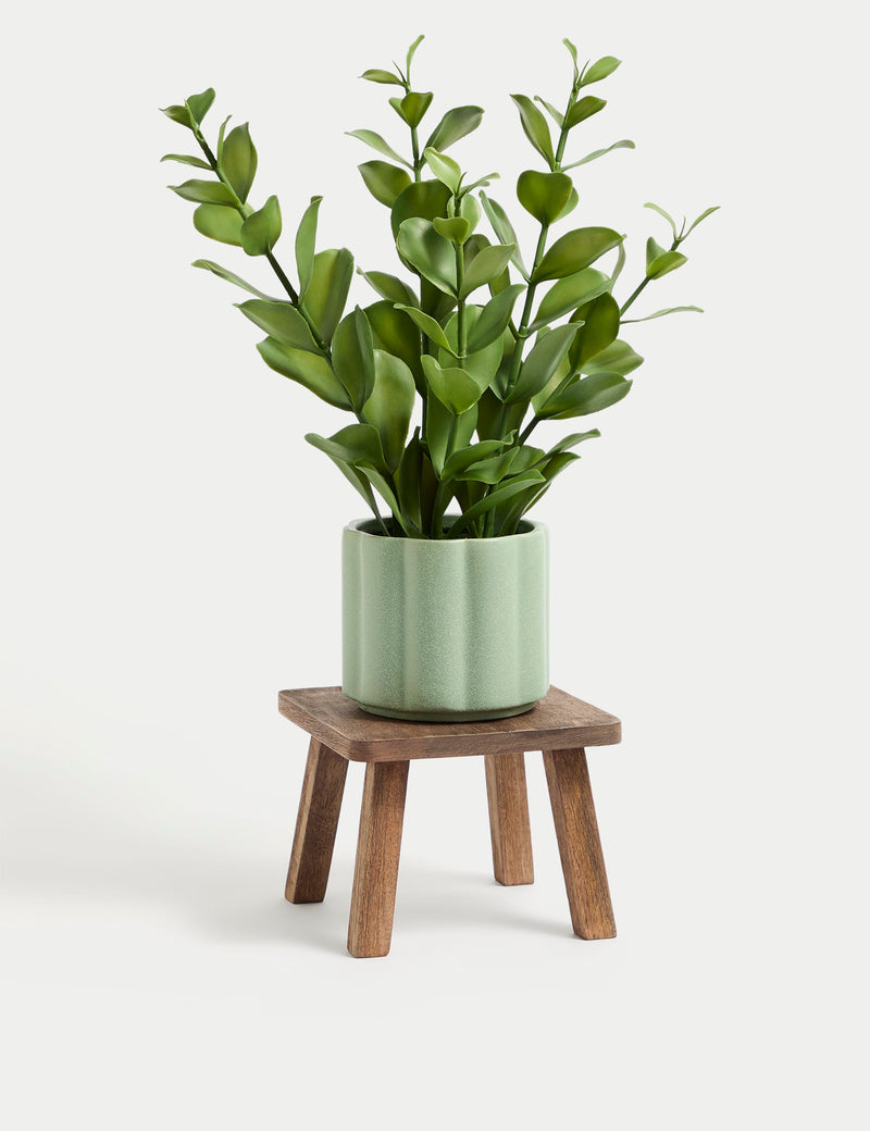 Wooden planter stand for indoor plants (British brand)