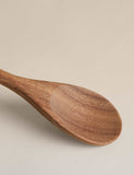 Wooden spoon kitchen utensil with natural grain finish, UK version