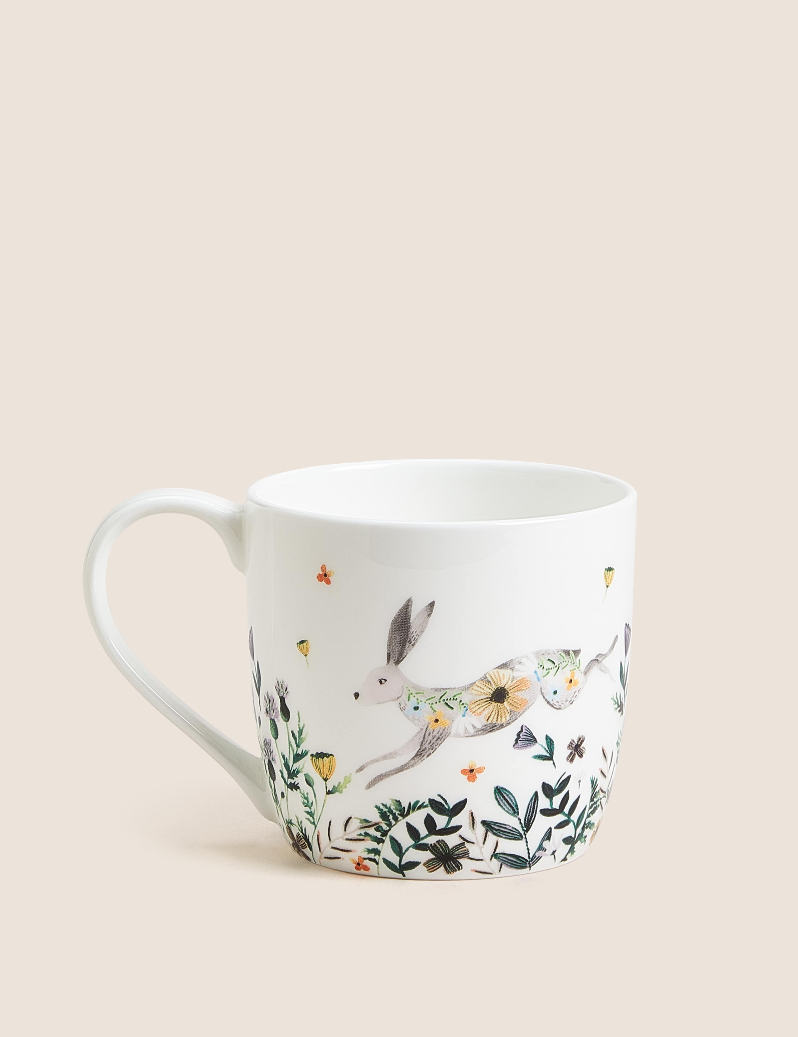Woodland Rabbit ceramic mug 380 ml (British brand)