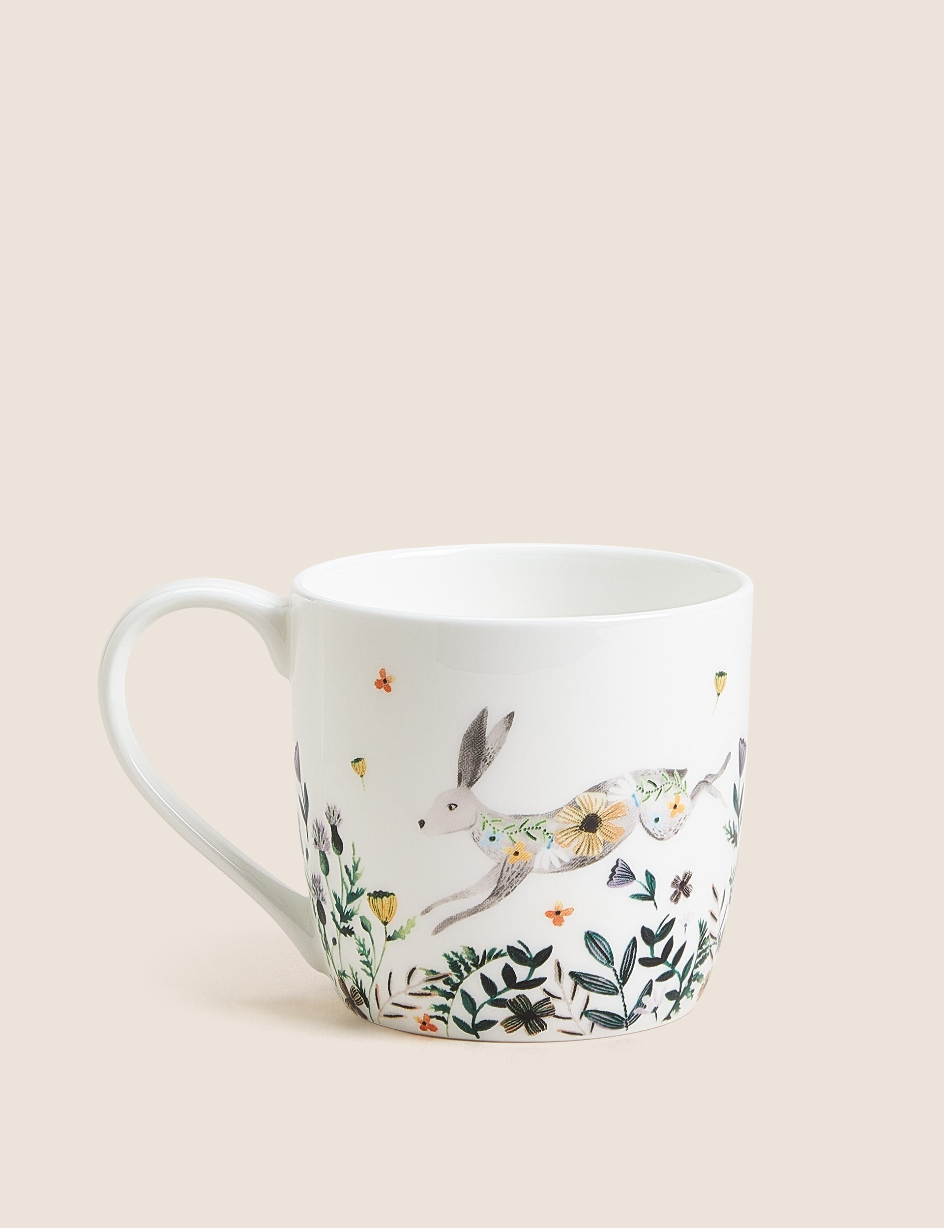 Woodland Rabbit ceramic mug 380 ml (British brand)