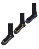 Workwear socks 3 pack with crew fit, (British brand)
