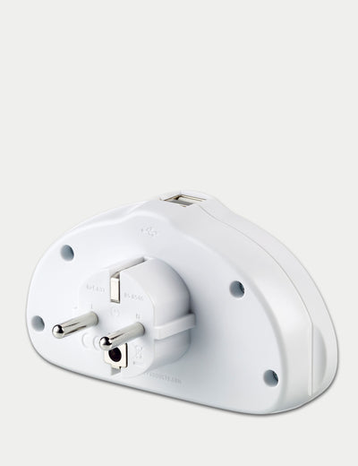 Welt-EU Reiseadapter mit USB