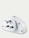 Travel adapter duo with USB (British brand)