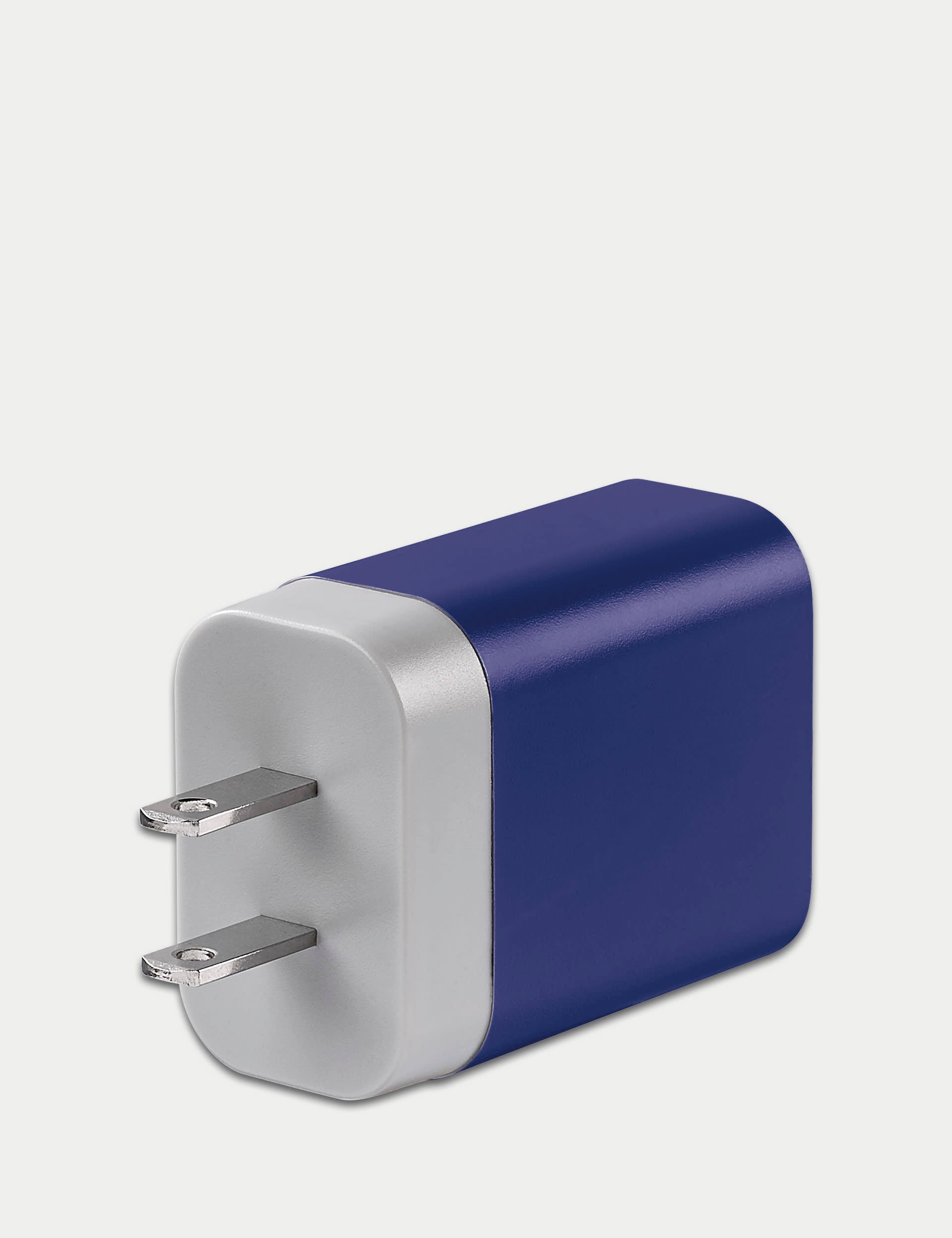 USB charger with A and C ports (British brand)
