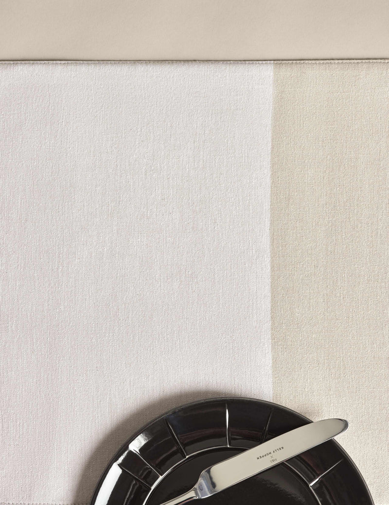 M&S X Kelly Hoppen woven banded table runner 230 cm (British brand)