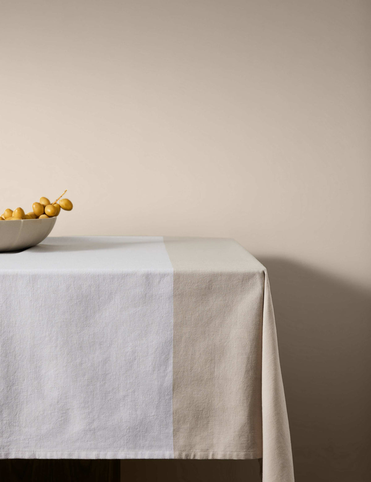 M&S woven banded tablecloth (British brand)