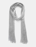 M&S metallic tassel scarf woven polyester - British product