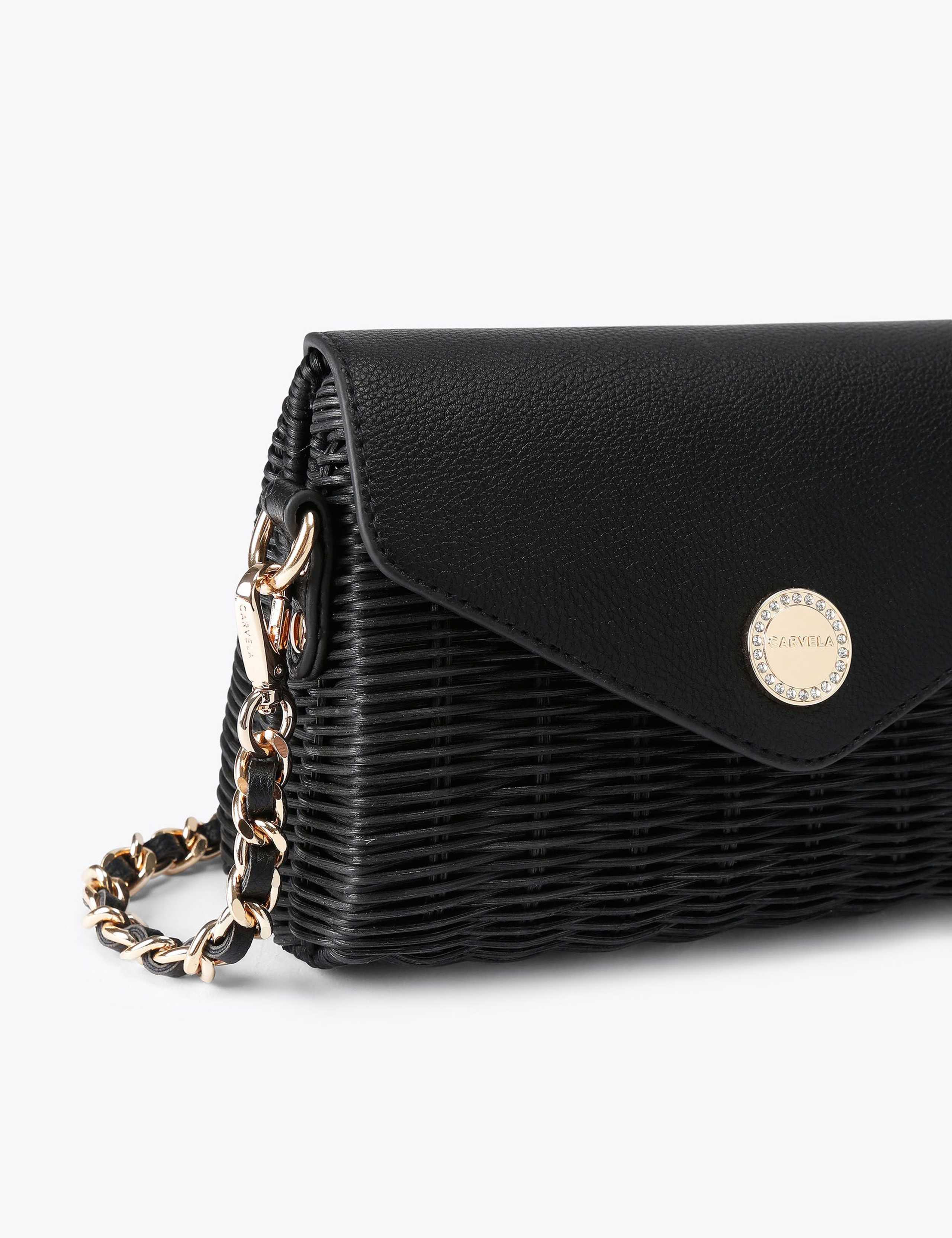 Gewebte Mini Umhängetasche von Carvela - britisches Produkt