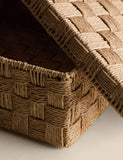 Woven String Storage Box Medium Square 30cm (British brand)