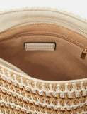 Accessorize woven striped cross body bag, UK version